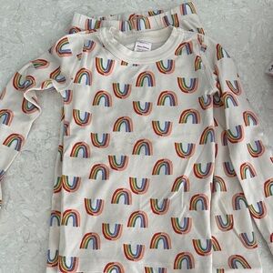 Hanna Andersson Multicolor Rainbow Kids Pajama Set